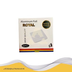 50Pcs/Pack Square Hookah Aluminum Foil Paper with holes