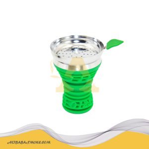 Note-pattern silicone hookah bowl multi-color
