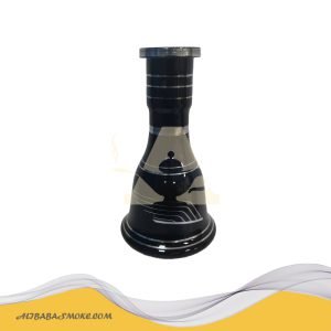 Gold-plated glass hookah bottle shisha body lanky model