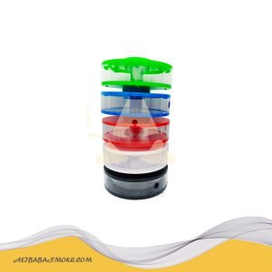 Round acrylic single tube transparent hookah