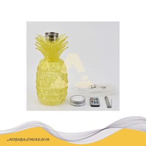 Pineapple design acrylic plastic hookah hookah set newly customized hookah