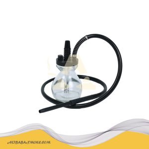 Portable transparent acrylic single hose acrylic base hookah