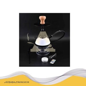 Best-selling acrylic ball type roundness shisha hookah with led light