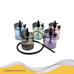 Candy colored plastic acrylic hookah suit