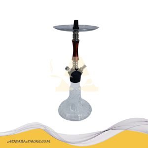 Red Double Tube Full Bar Water Smoke Bottle Shisha
