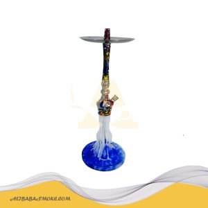 New Arab hookah aluminum alloy oil painting wind wrapped flower hookah kettle