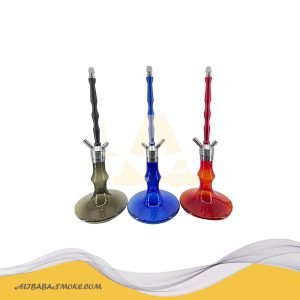 Aluminum alloy double pipe water smoke bottle