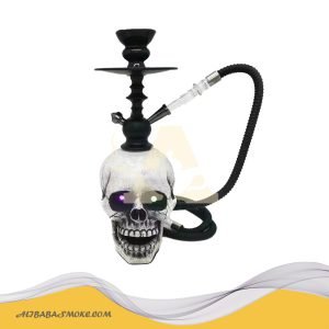 Skull Water Smoke Bottle with Light Arab Water Smoke Full Set LED Lamp Ghost Bar Shisha
