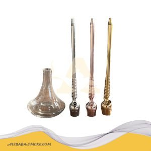 Single tube and glass bottle hookah accessories